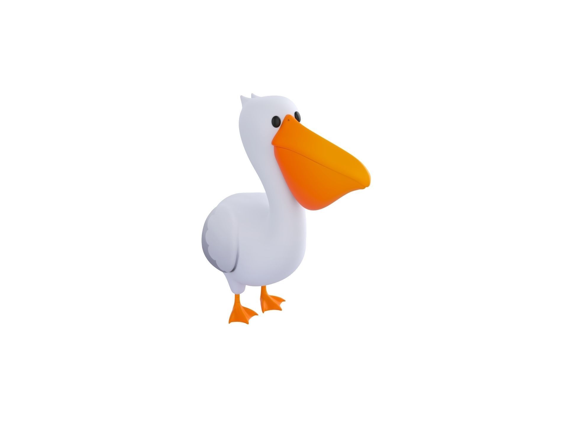 Character305 Pelican 3D model_1