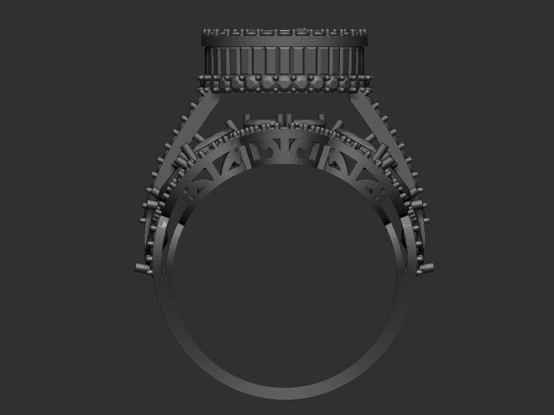 Saint Benedict Norcia ring 3D Print Model 3D print model_9
