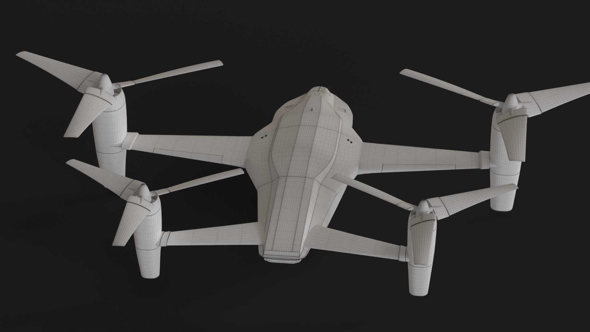 Sci-fi  VTOL dropship aircraft  3D model_13
