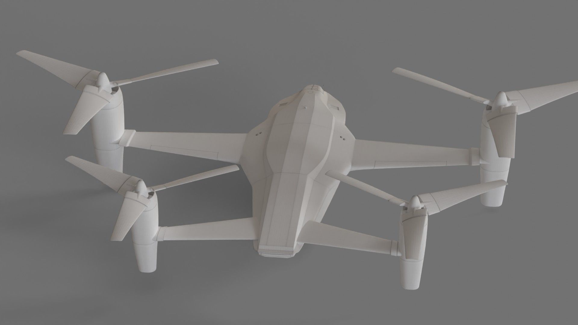 Sci-fi  VTOL dropship aircraft  3D model_23