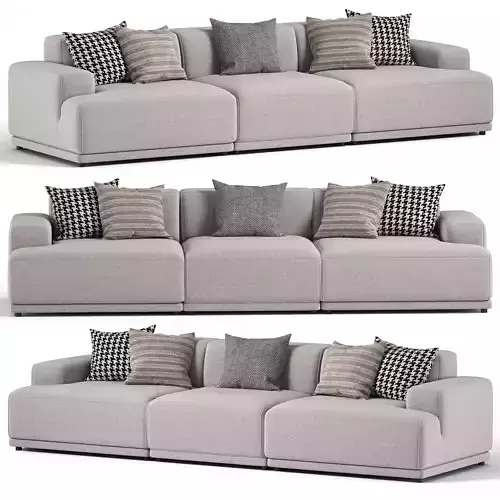 Connect Soft Modular Sofa 3 Seater