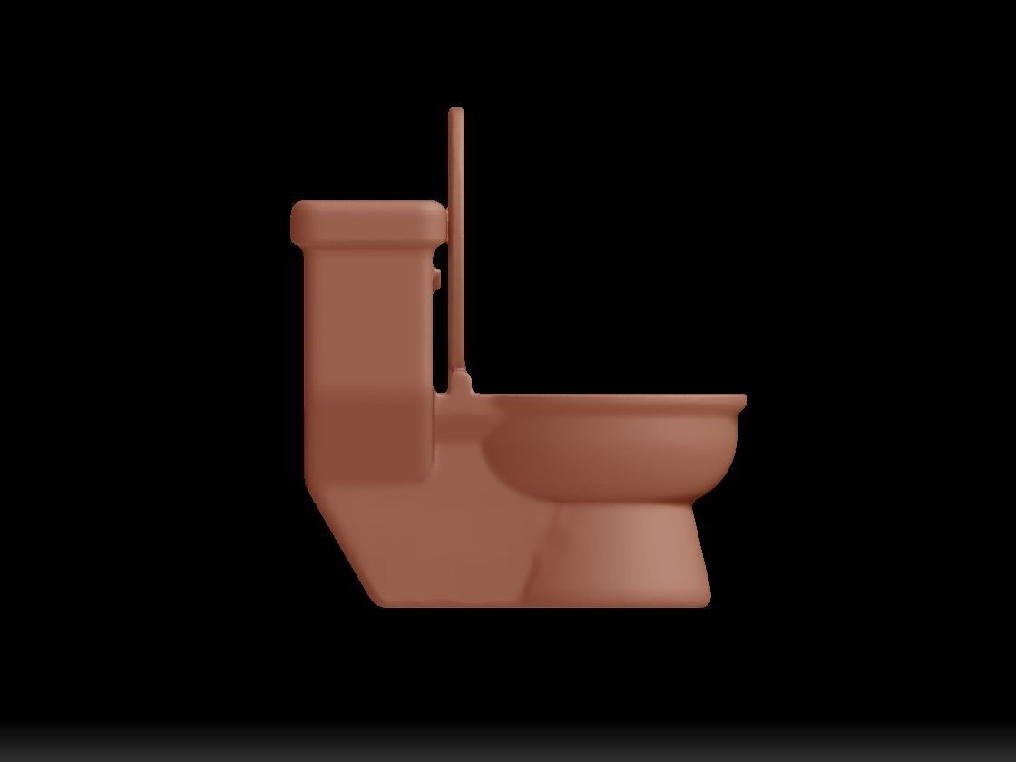 Toilet 3D print model_1