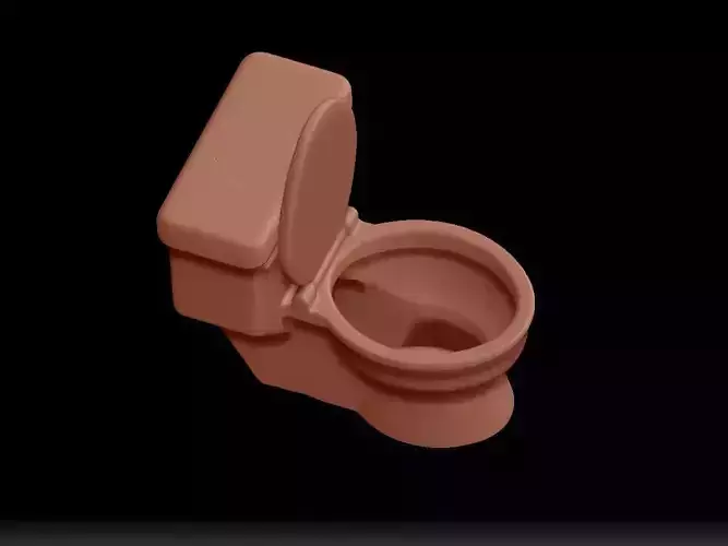 Toilet 3D print model