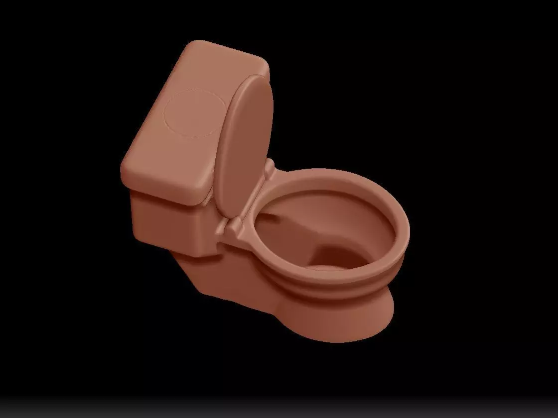 Toilet 3D print model_0