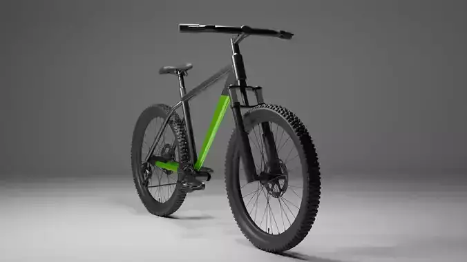 Bike cycle Low-poly 3D model