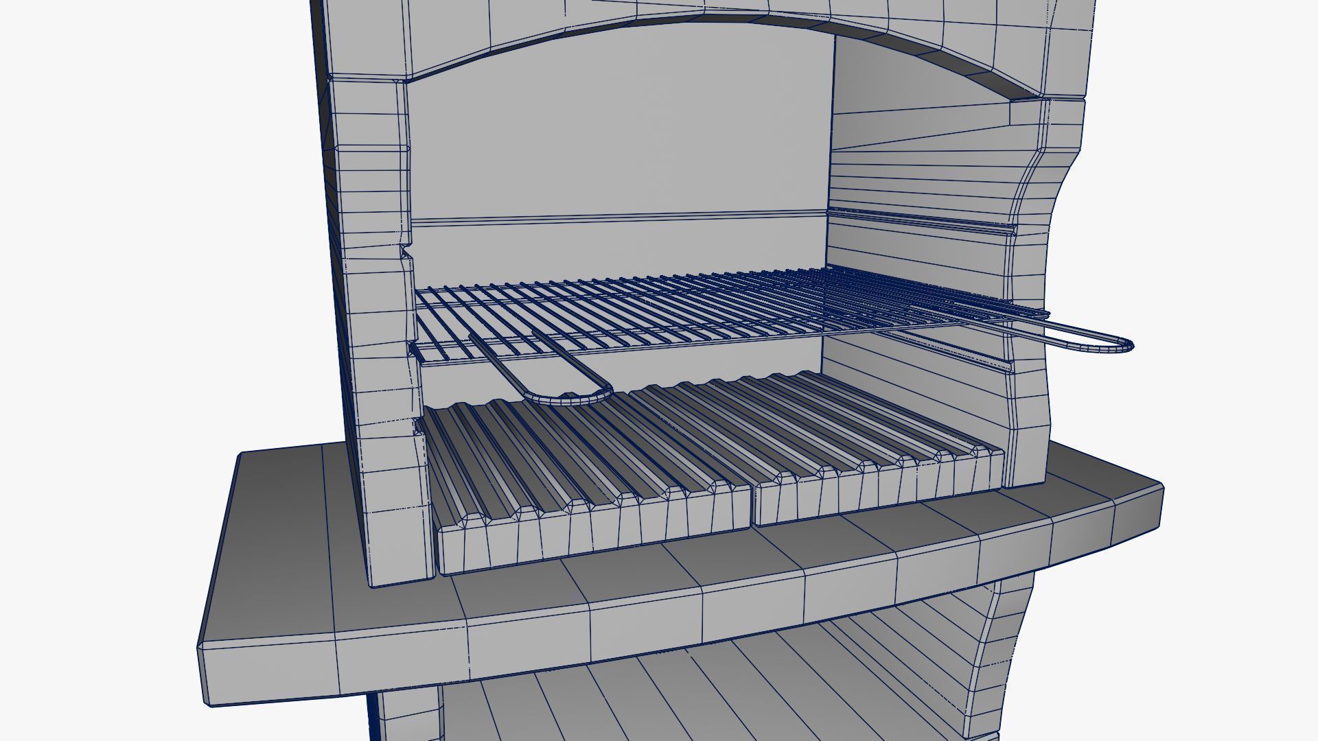 Barbecue 3D model_21