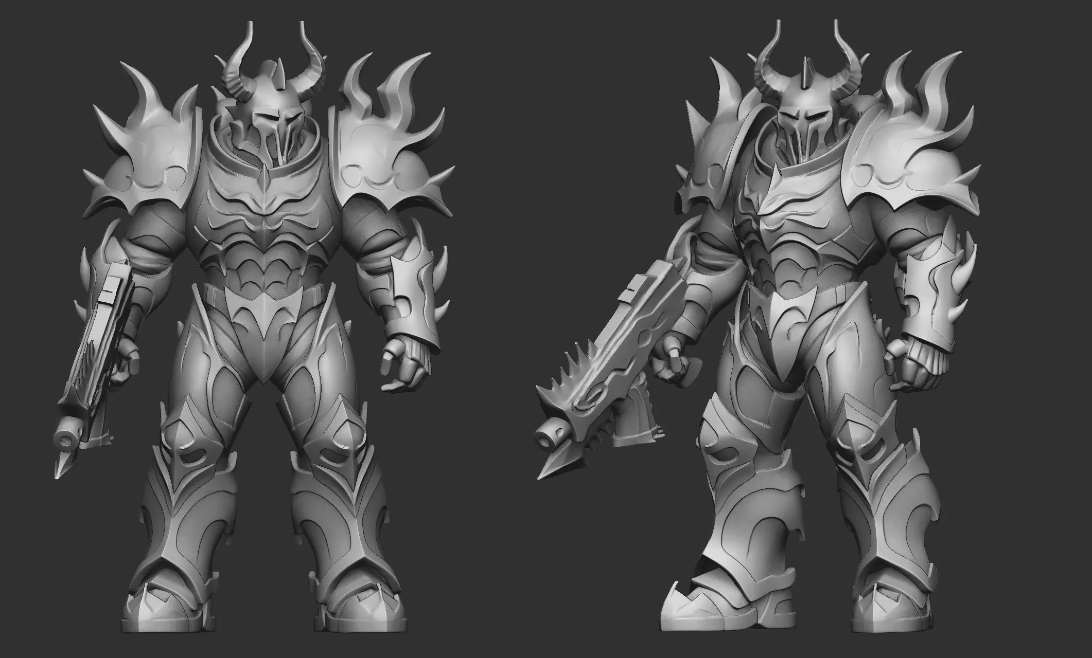 Doomwalker Space Marine 3D print model_2