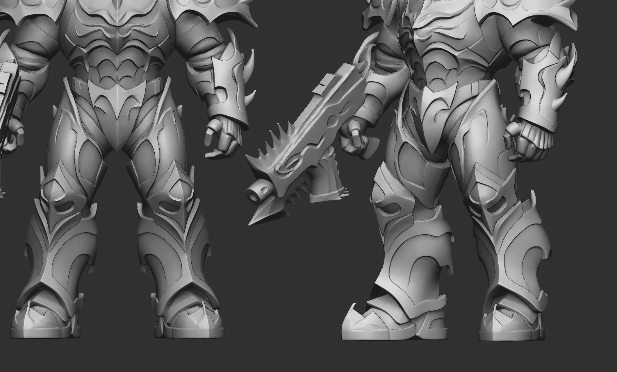 Doomwalker Space Marine 3D print model_1