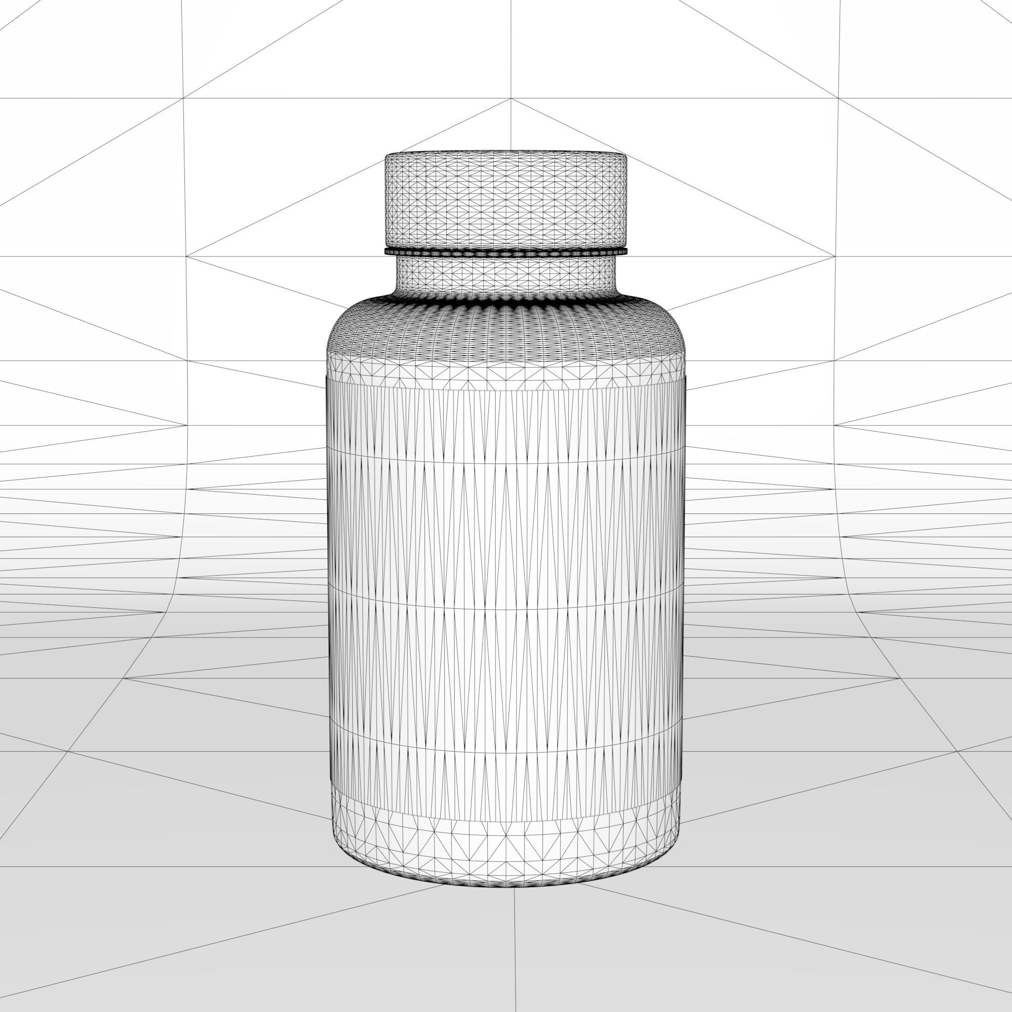 Diet Pill Bottle - Cinema 4D and Octane 3D model_5