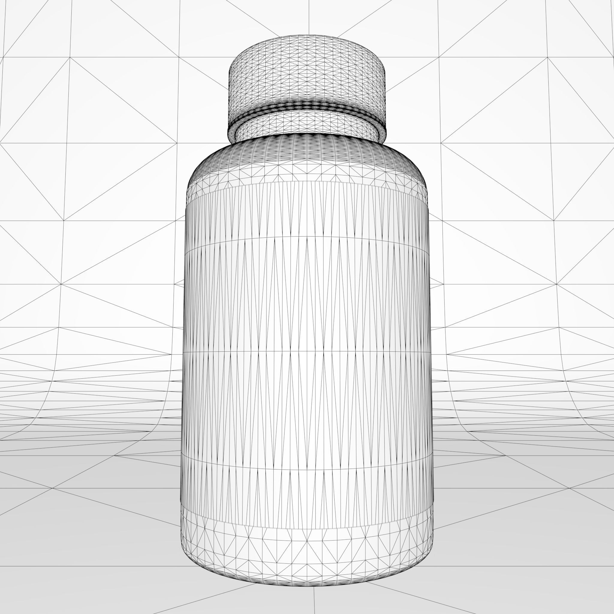 Diet Pill Bottle - Cinema 4D and Octane 3D model_6