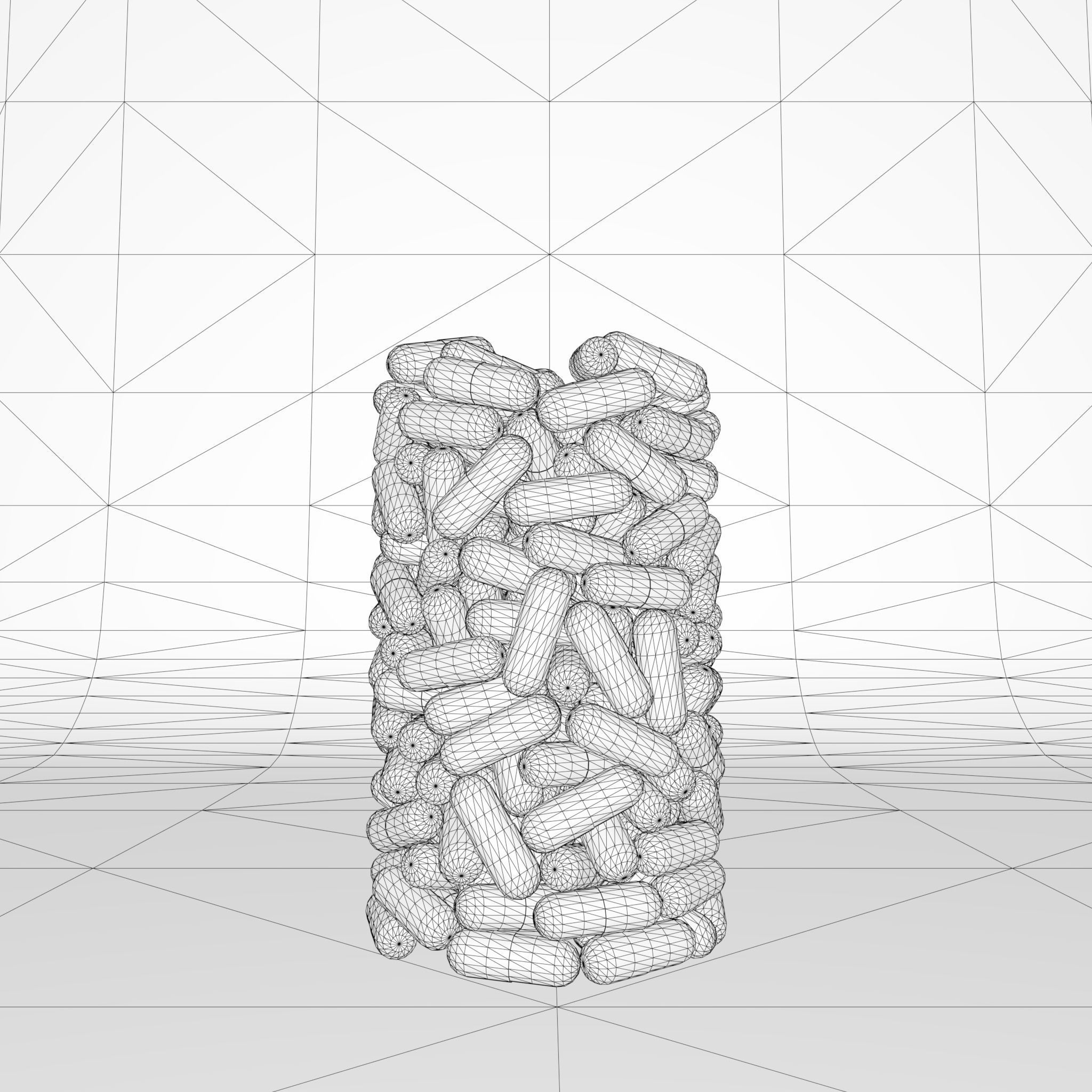 Diet Pill Bottle - Cinema 4D and Octane 3D model_7