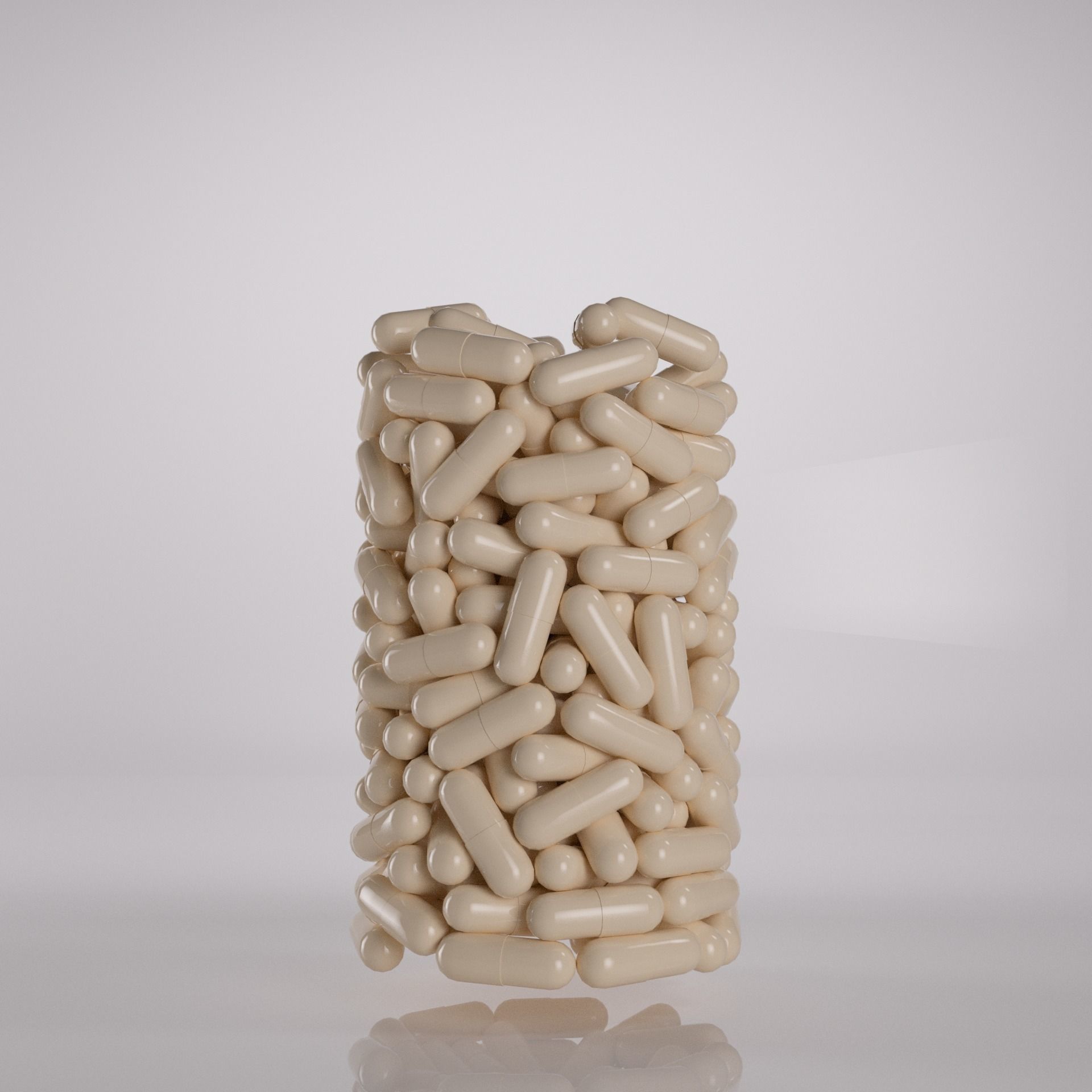 Diet Pill Bottle - Cinema 4D and Octane 3D model_4