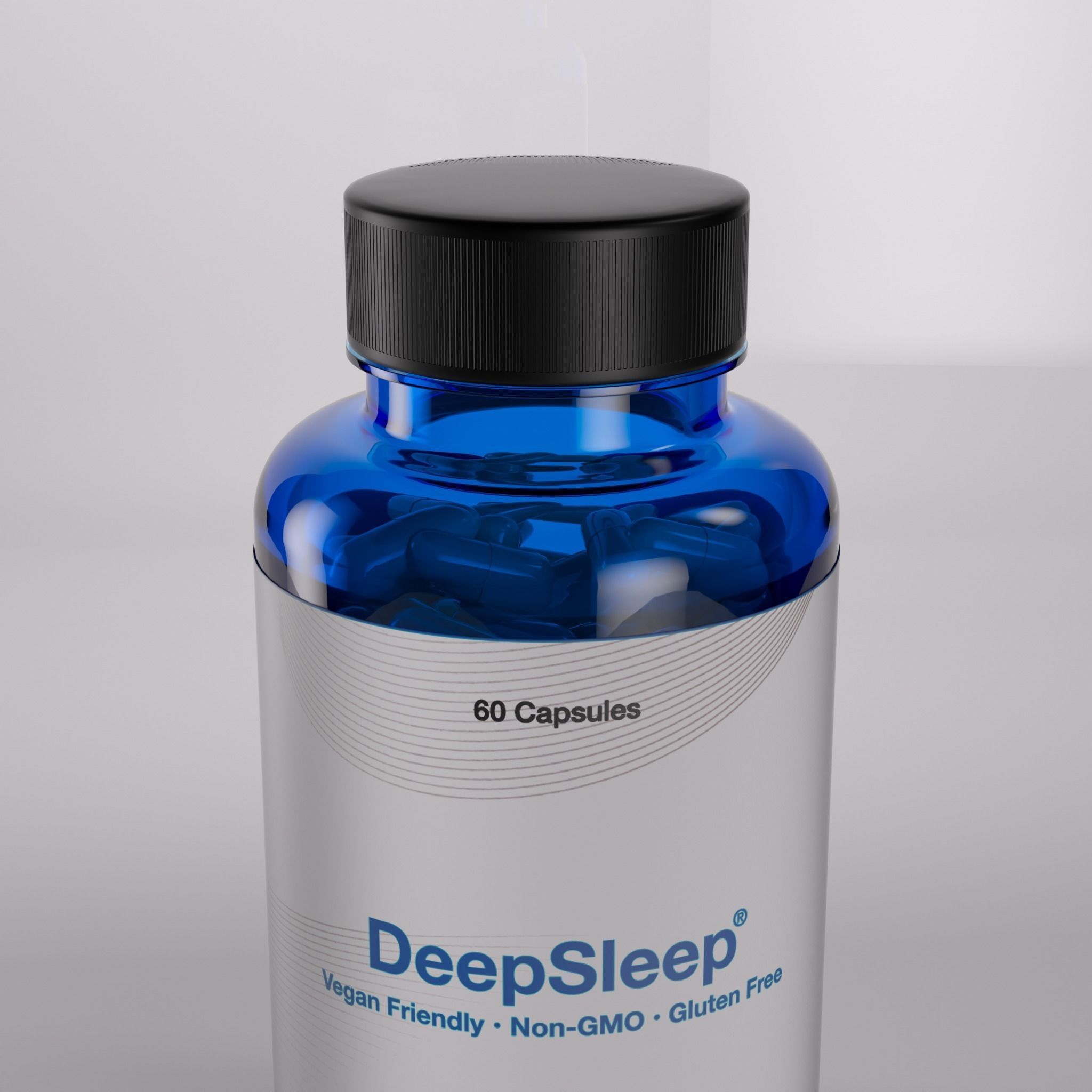Diet Pill Bottle - Cinema 4D and Octane 3D model_1