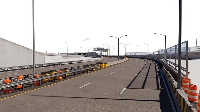 Highway 3D model 5