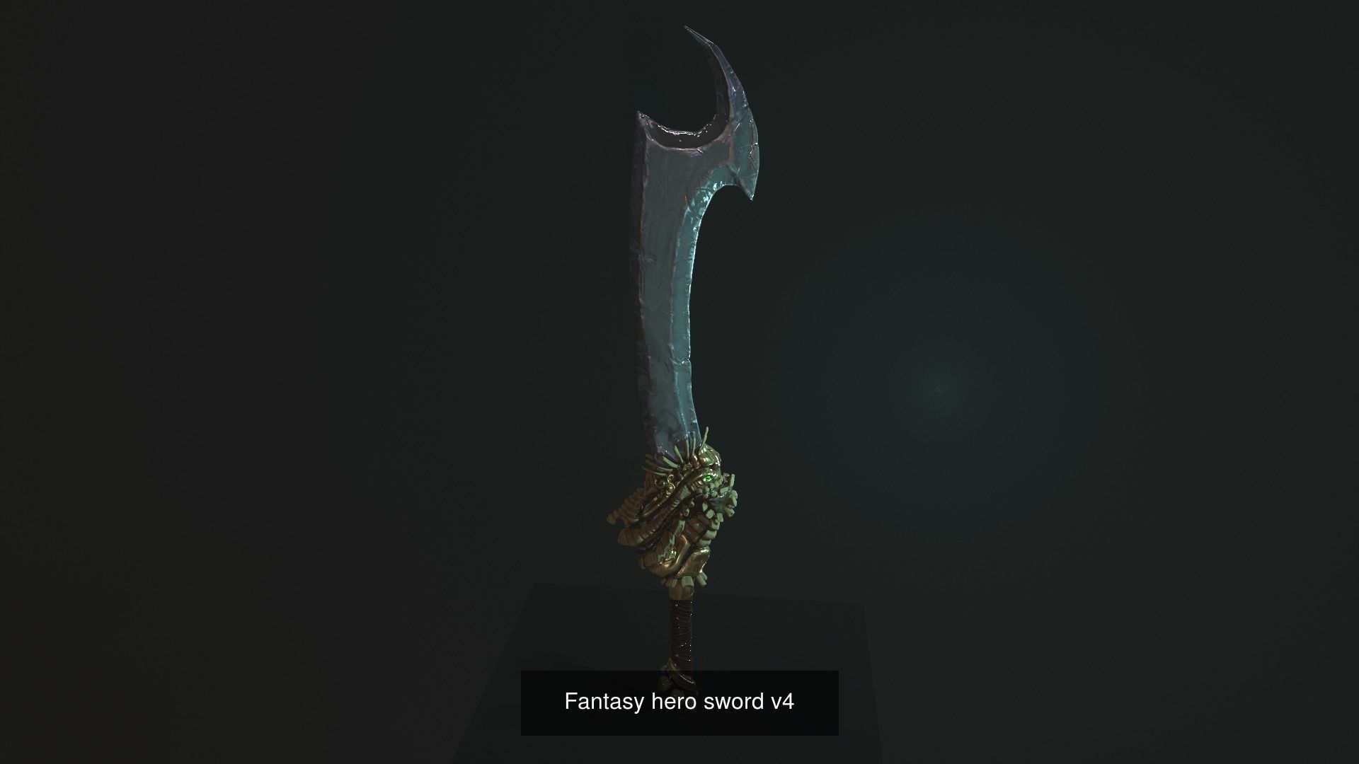 fantasy sword weapon asset pack 3D Model Collection_7