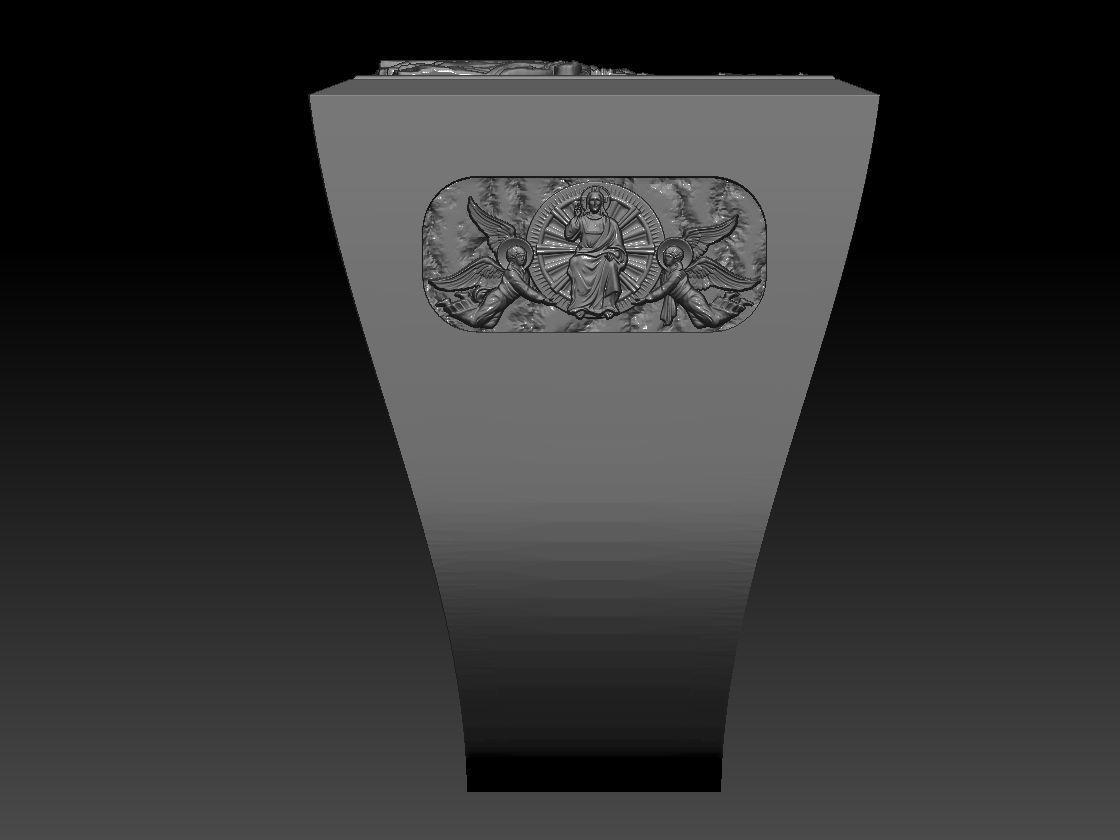 82 RELIGION ICON Ascension of Our Lord Ring 3D print Model 3D print model_8