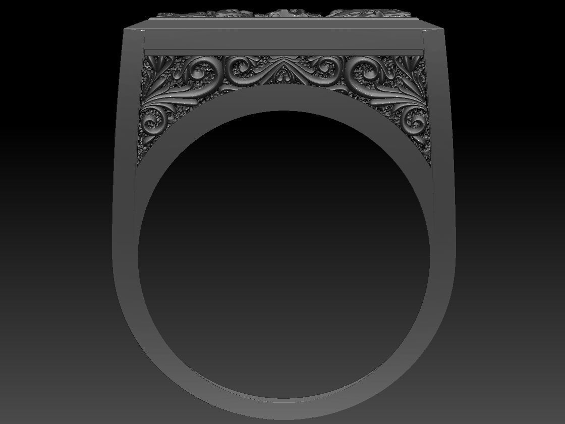 82 RELIGION ICON Ascension of Our Lord Ring 3D print Model 3D print model_9