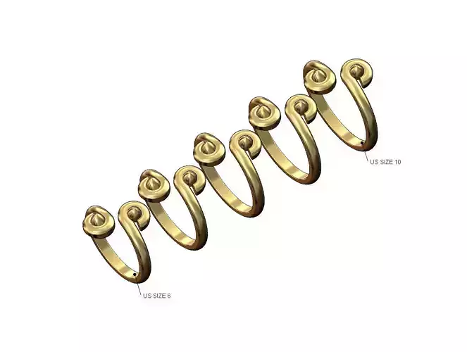 Spikes bypass scroll ends band US sizes 6to10