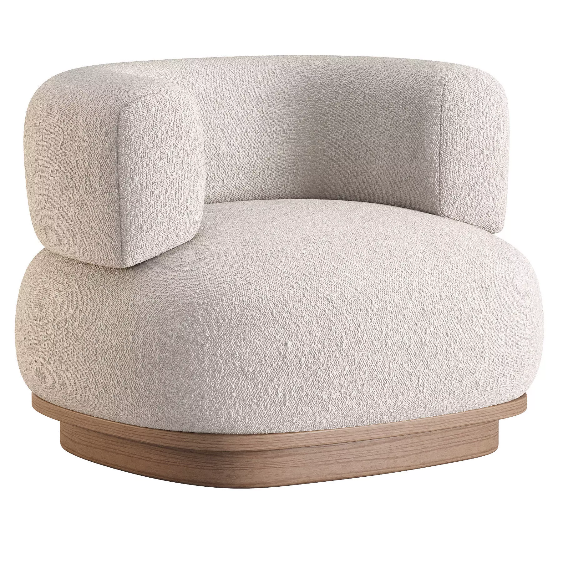 Split Armchair 3D model_0