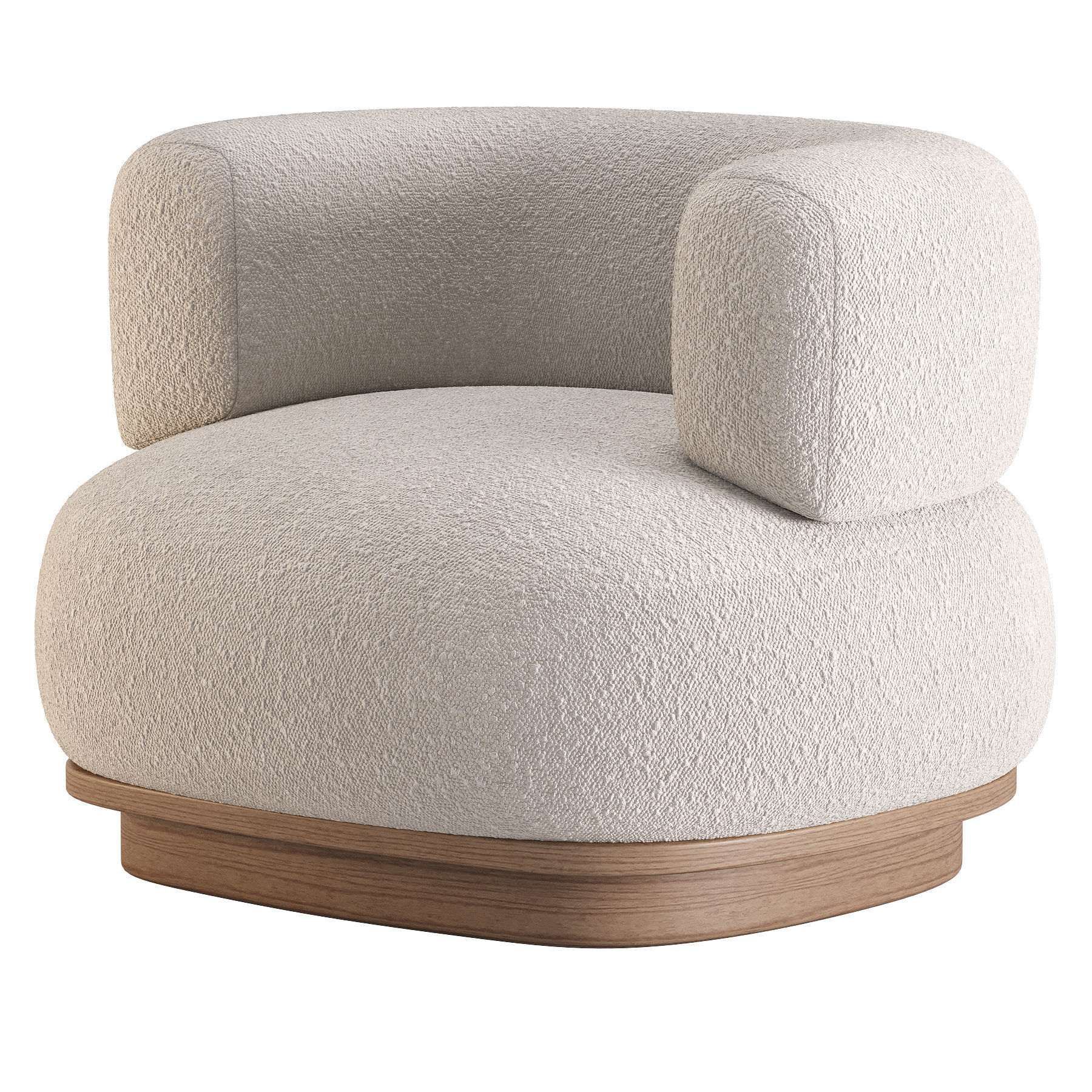 Split Armchair 3D model_1