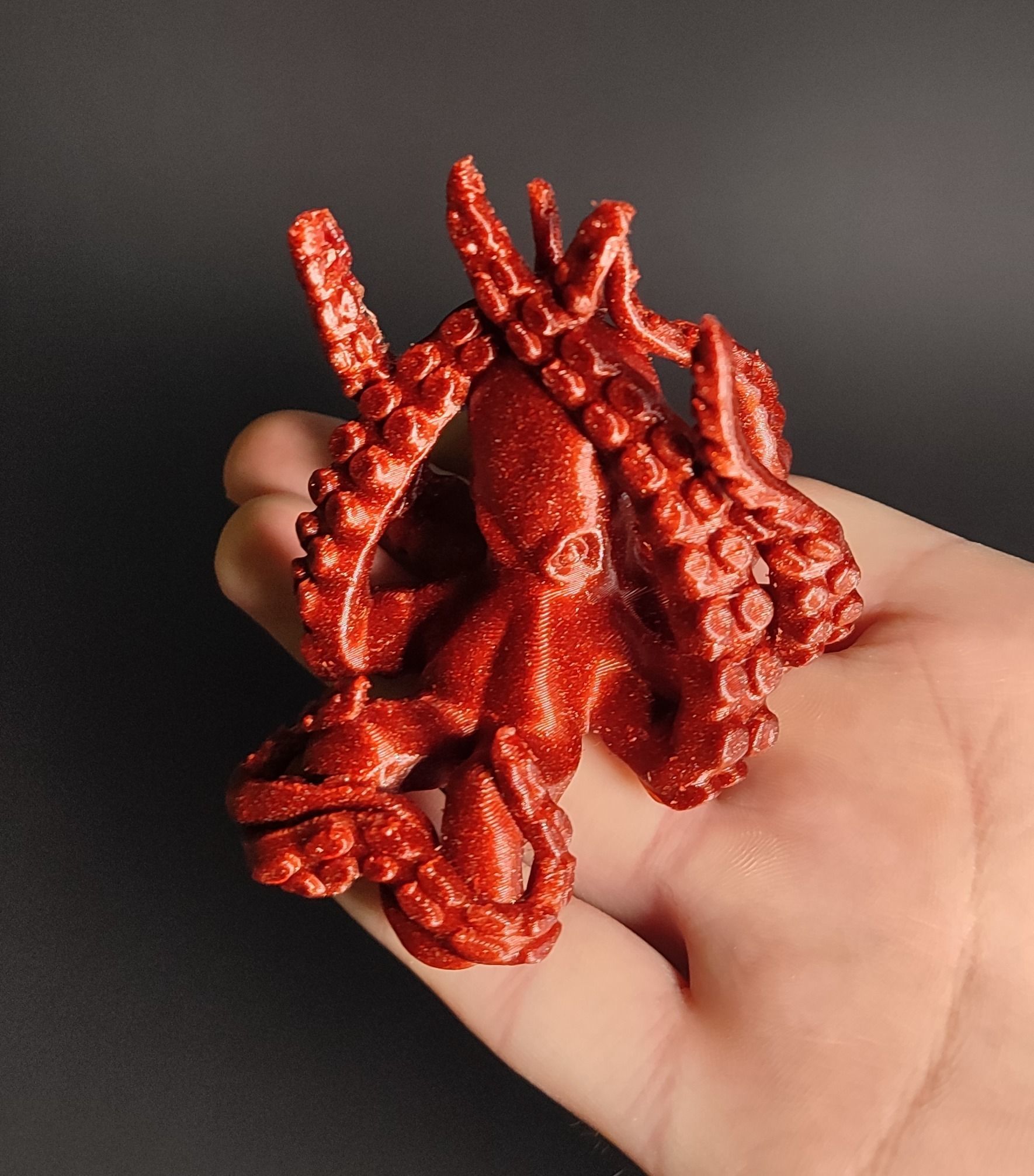 bossy kraken phone holder 3D print model_5