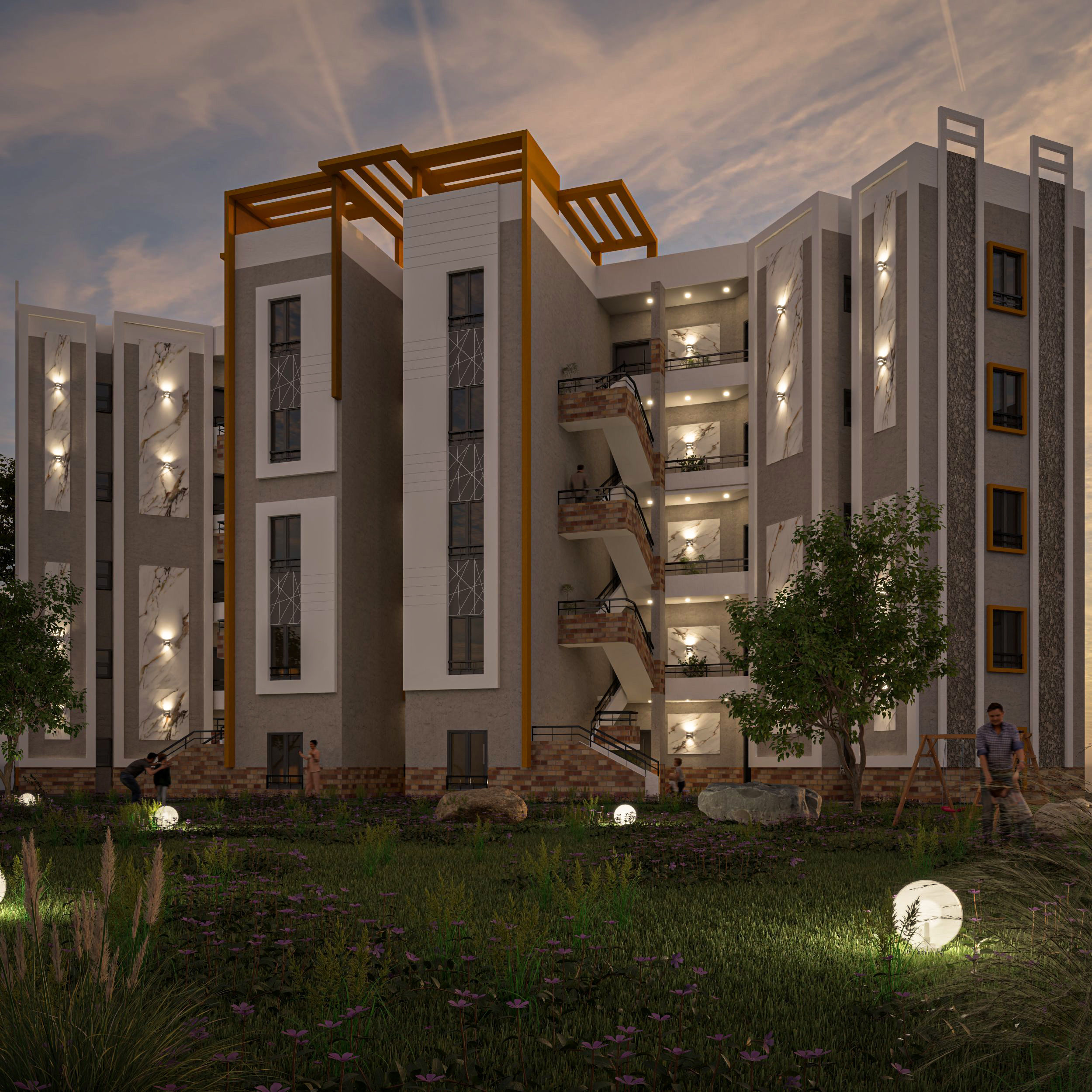 RESIDENTIAL COMPLEX 3D model_1