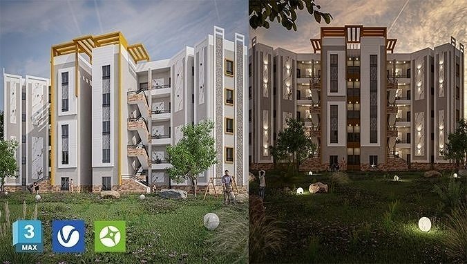 RESIDENTIAL COMPLEX 3D model