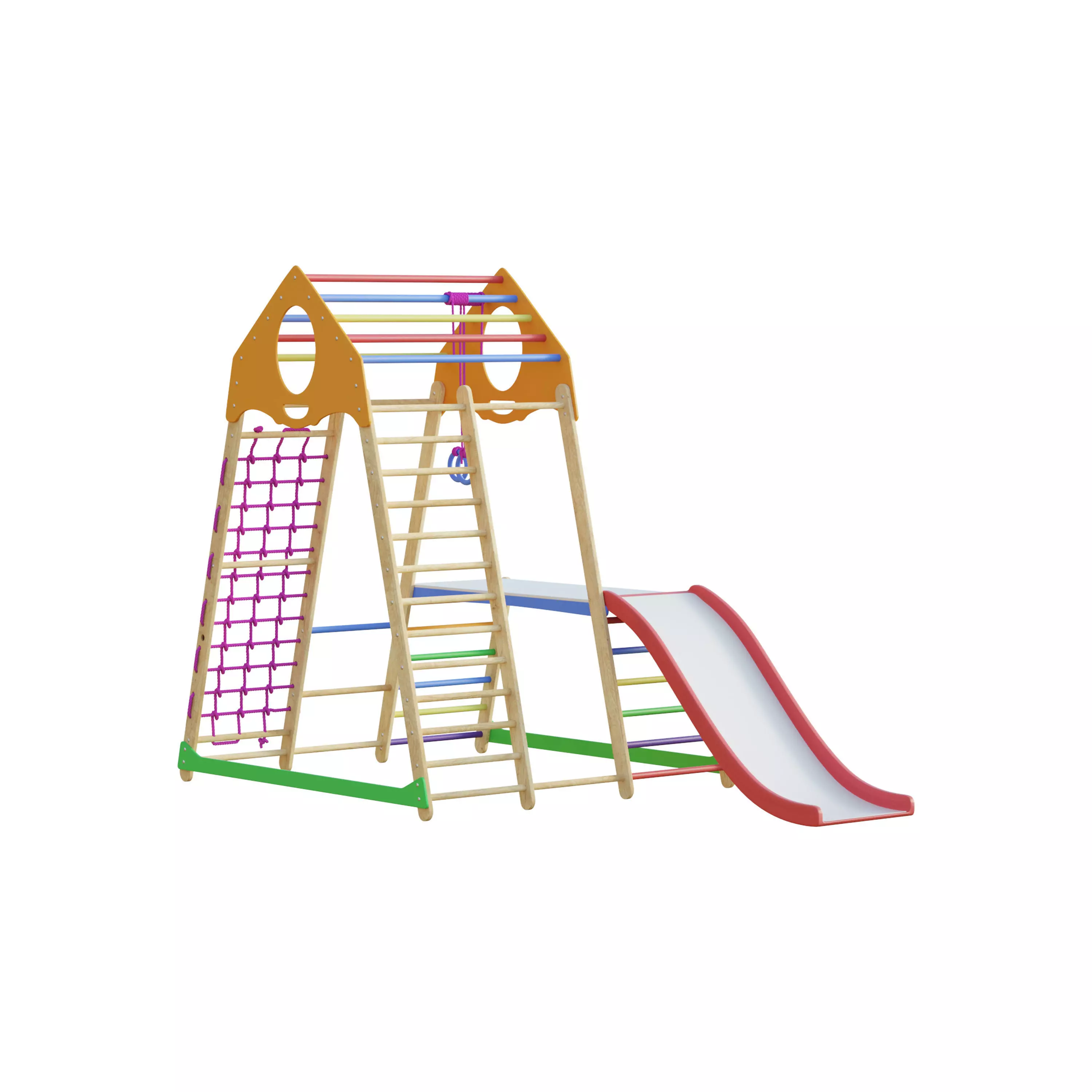 Childrens sports complex BambinoWood Plus 1-1 3D model