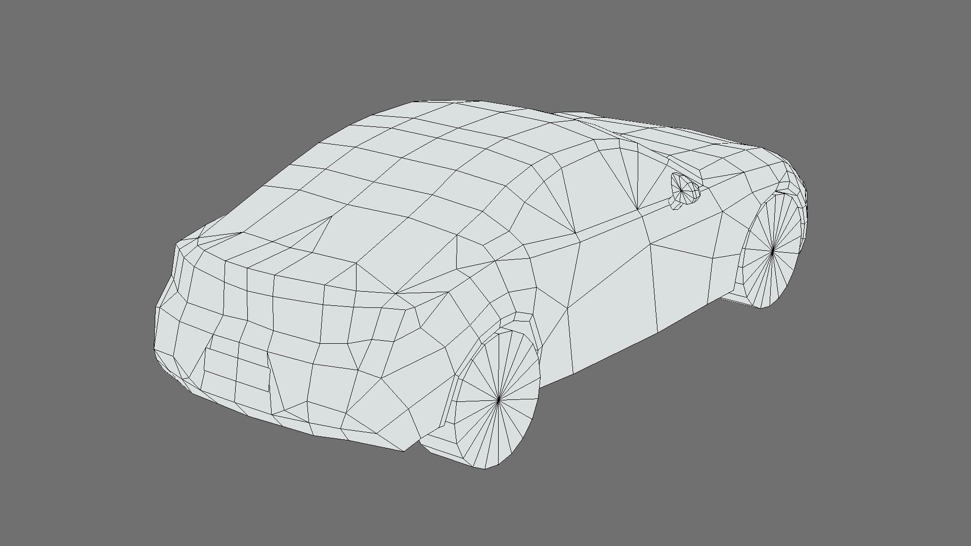 Subaru BRZ 2022 Low-poly 3D model_6