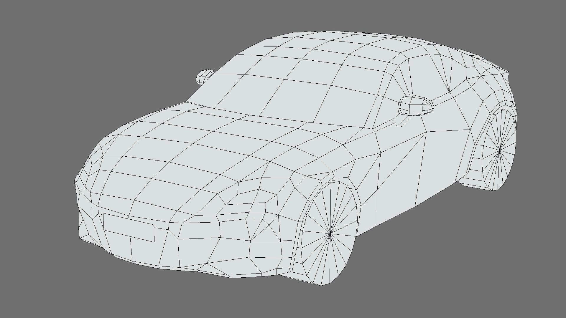 Subaru BRZ 2022 Low-poly 3D model_5