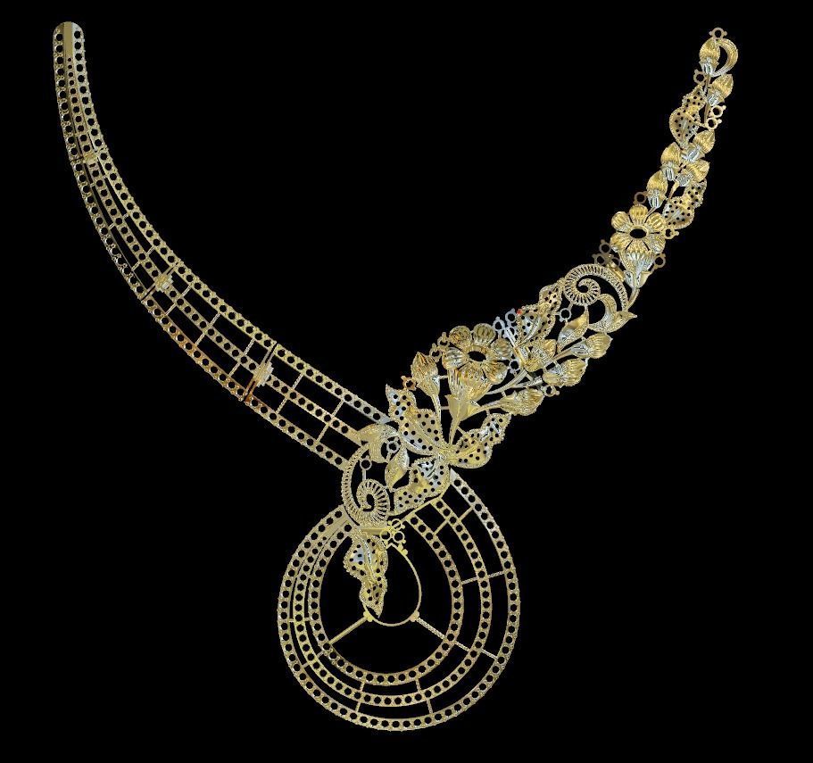 Collection of Elegant Exclusive Jewellery Sets 3D print model_5