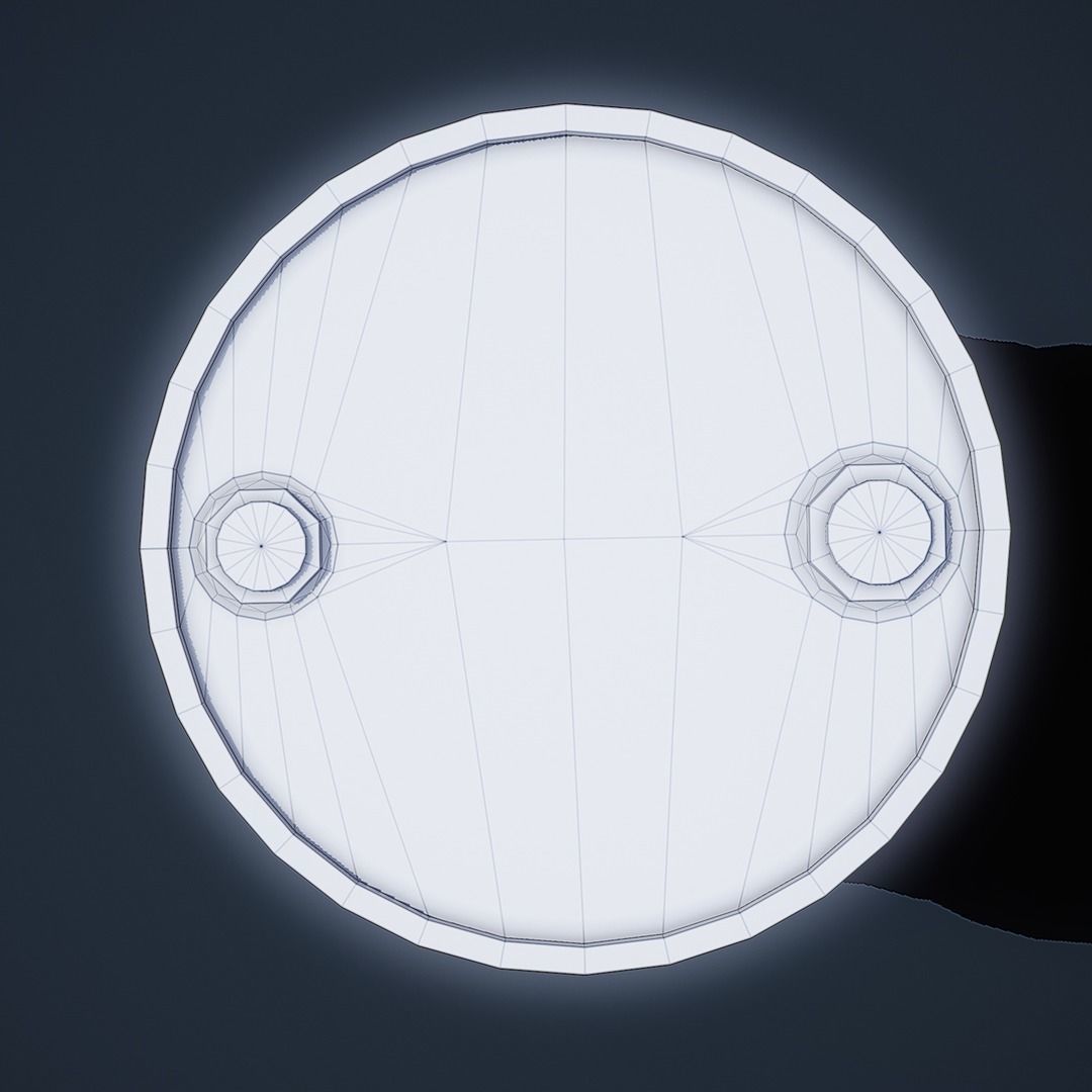 Industrial Barrel Free low-poly 3D model_9