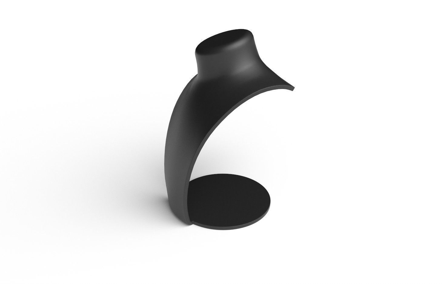 Jewelry Mannequin M01 Low-poly 3D model_4