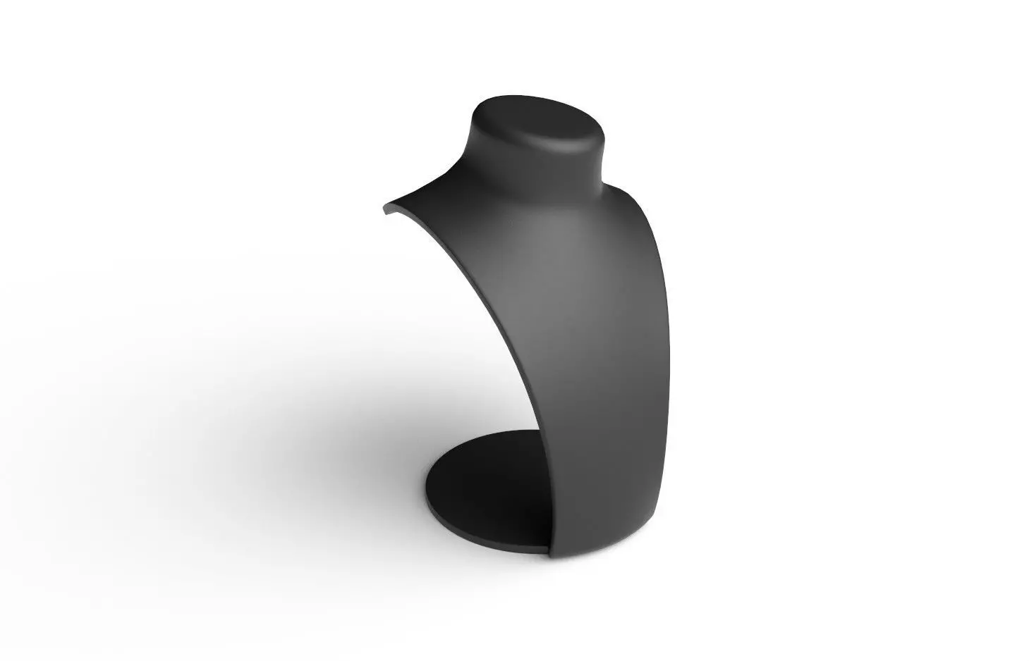 Jewelry Mannequin M01 Low-poly 3D model_0