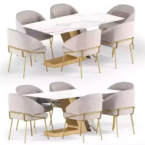 The cream-colored Emil chair