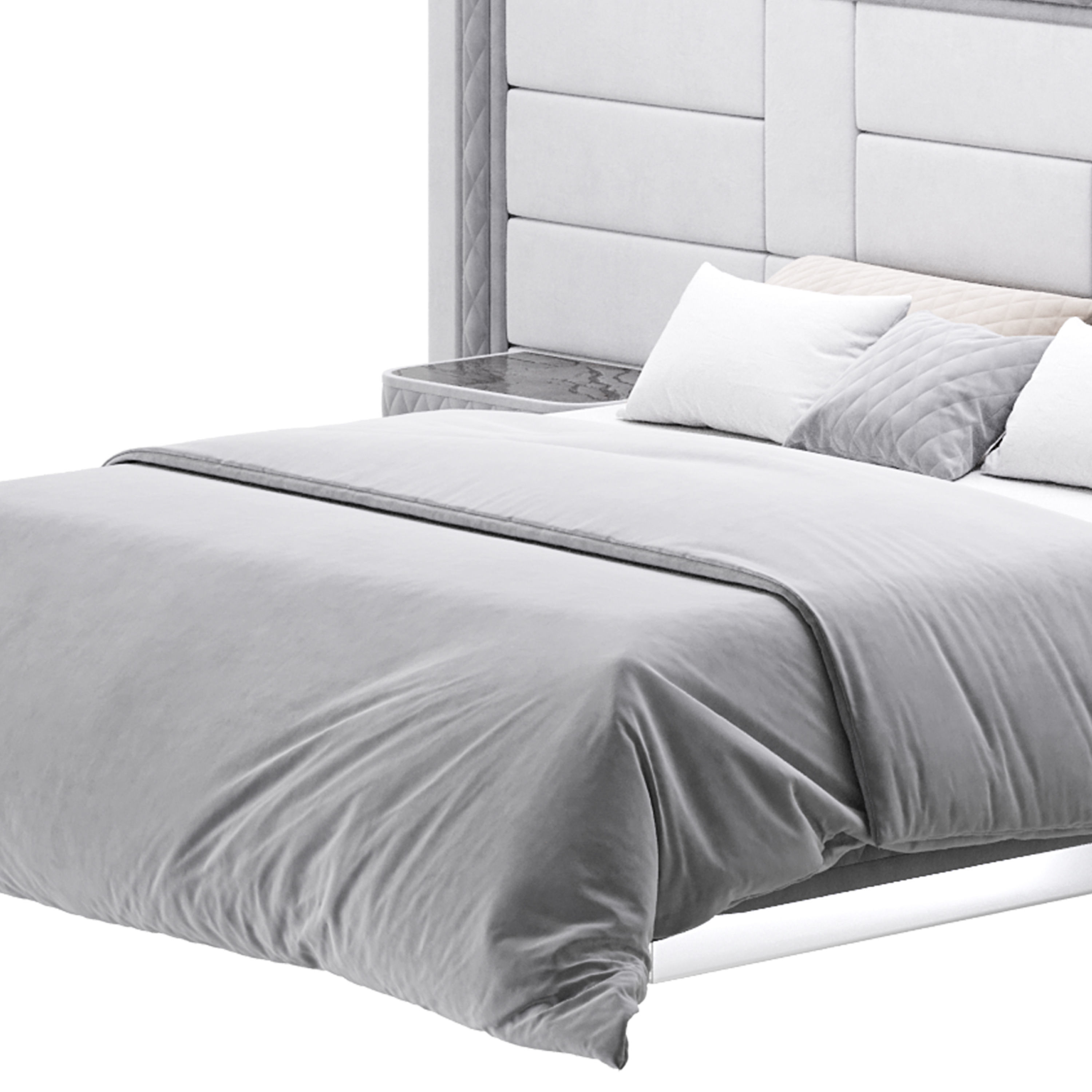 Bed diamond 3D model_5