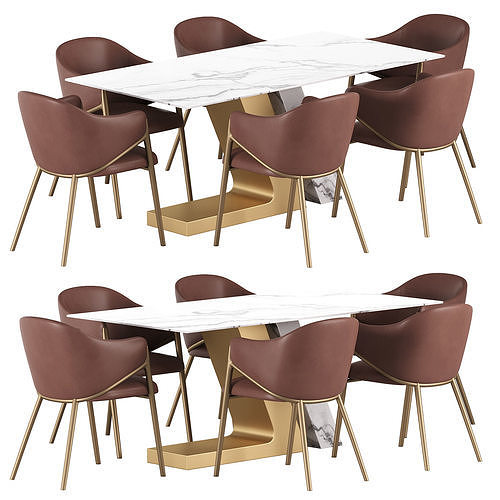 Dining chair 3D model 3
