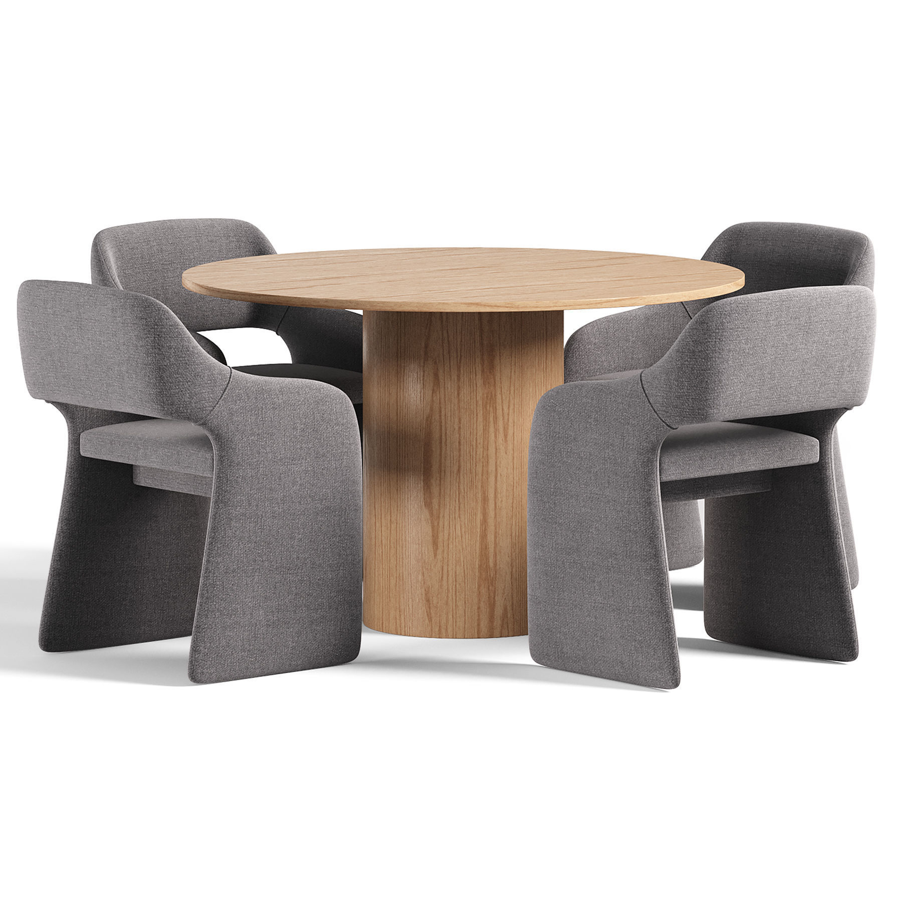 Chair E7 6 By Ellipse And Type Dining Chair 3D model_4