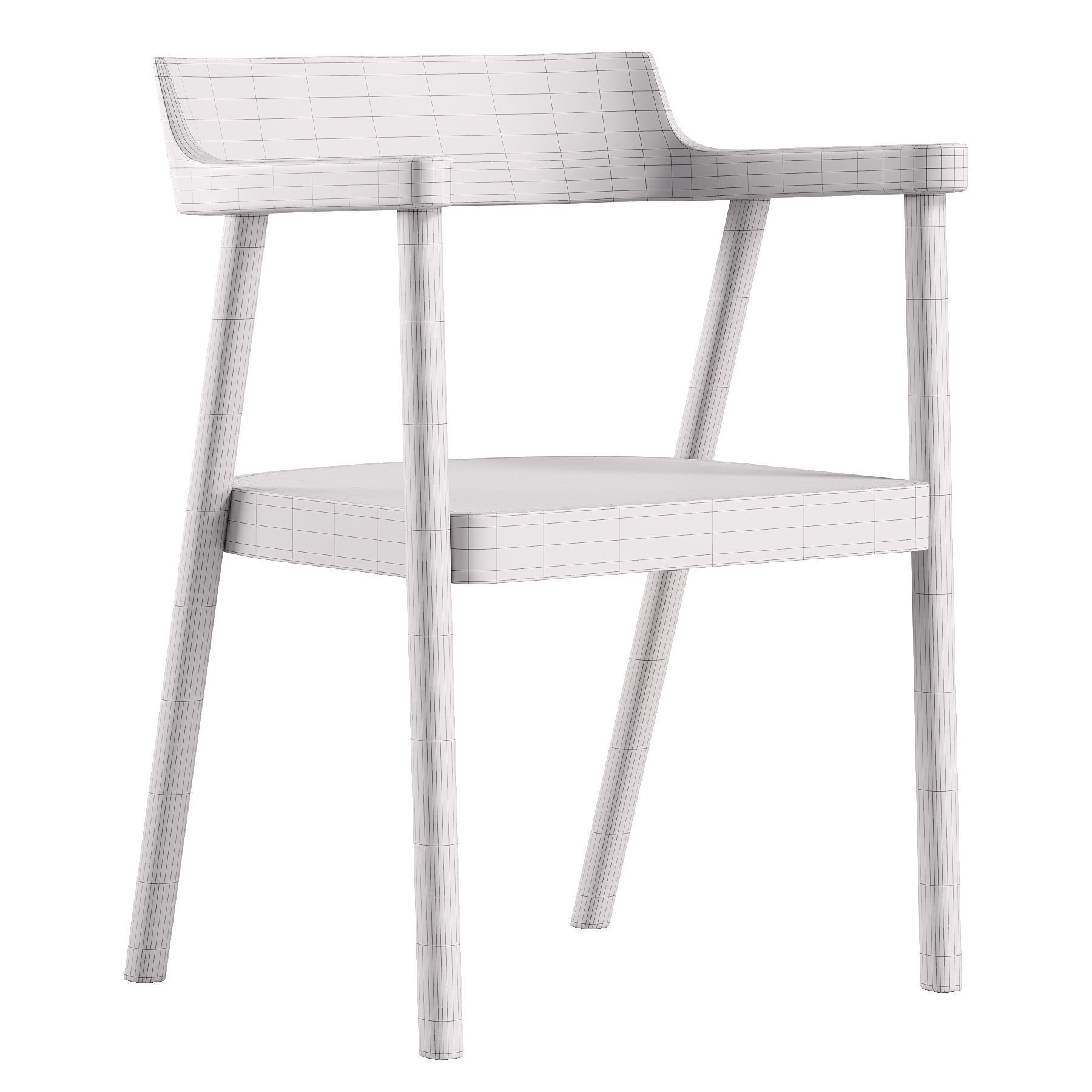 Mercurius Chair By Chiedo Cover 3D model_6