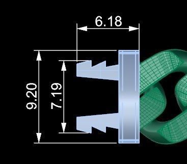 Cuban Chain Bracelet 3D print model_5