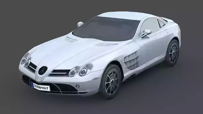 Mercedes-Benz SLR McLaren 2005 Free low-poly 3D model