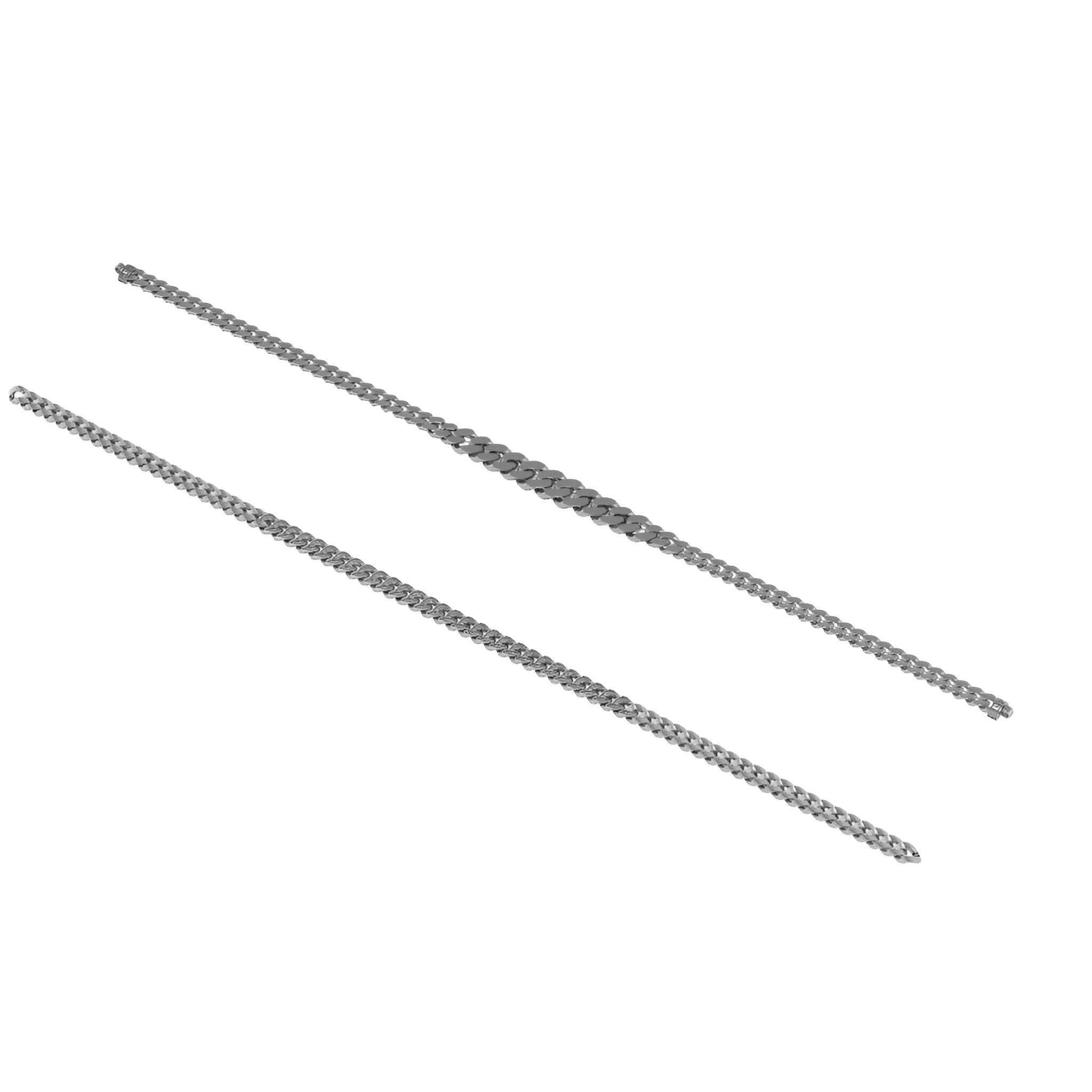 Cuban Chain Necklace for Bride and Groom 3D print model_2