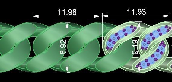 Cuban Chain Necklace for Bride and Groom 3D print model_11