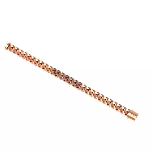 12-9 MM Cuban Chain Bracelet  3D print model