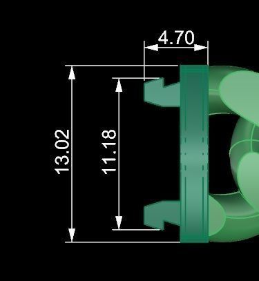 15- 13 MM Cuban Chain Bracelet 3D print model_5