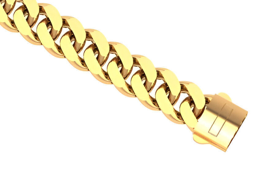 15- 13 MM Cuban Chain Bracelet 3D print model_12