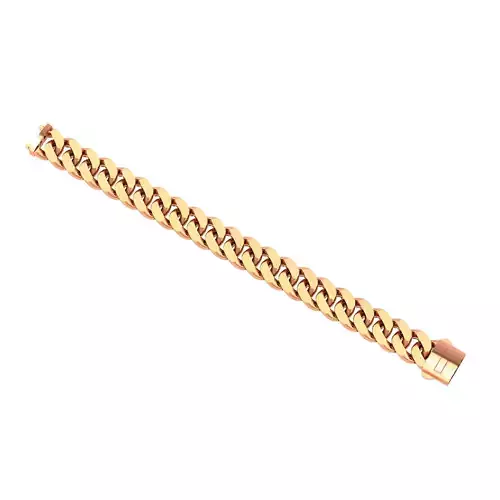 15- 13 MM Cuban Chain Bracelet 