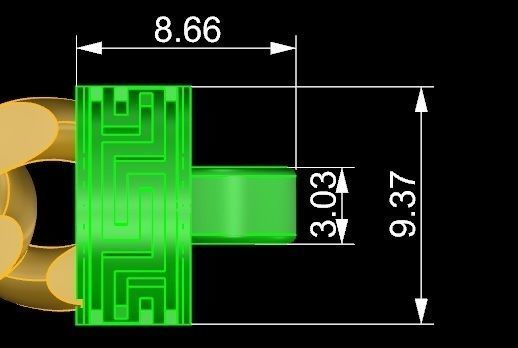 Cuban Chain Necklace 3D print model_6