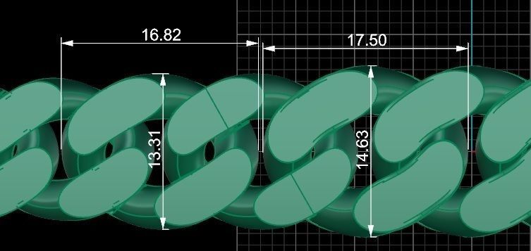 Cuban Chain Bracelet 3D print model_7