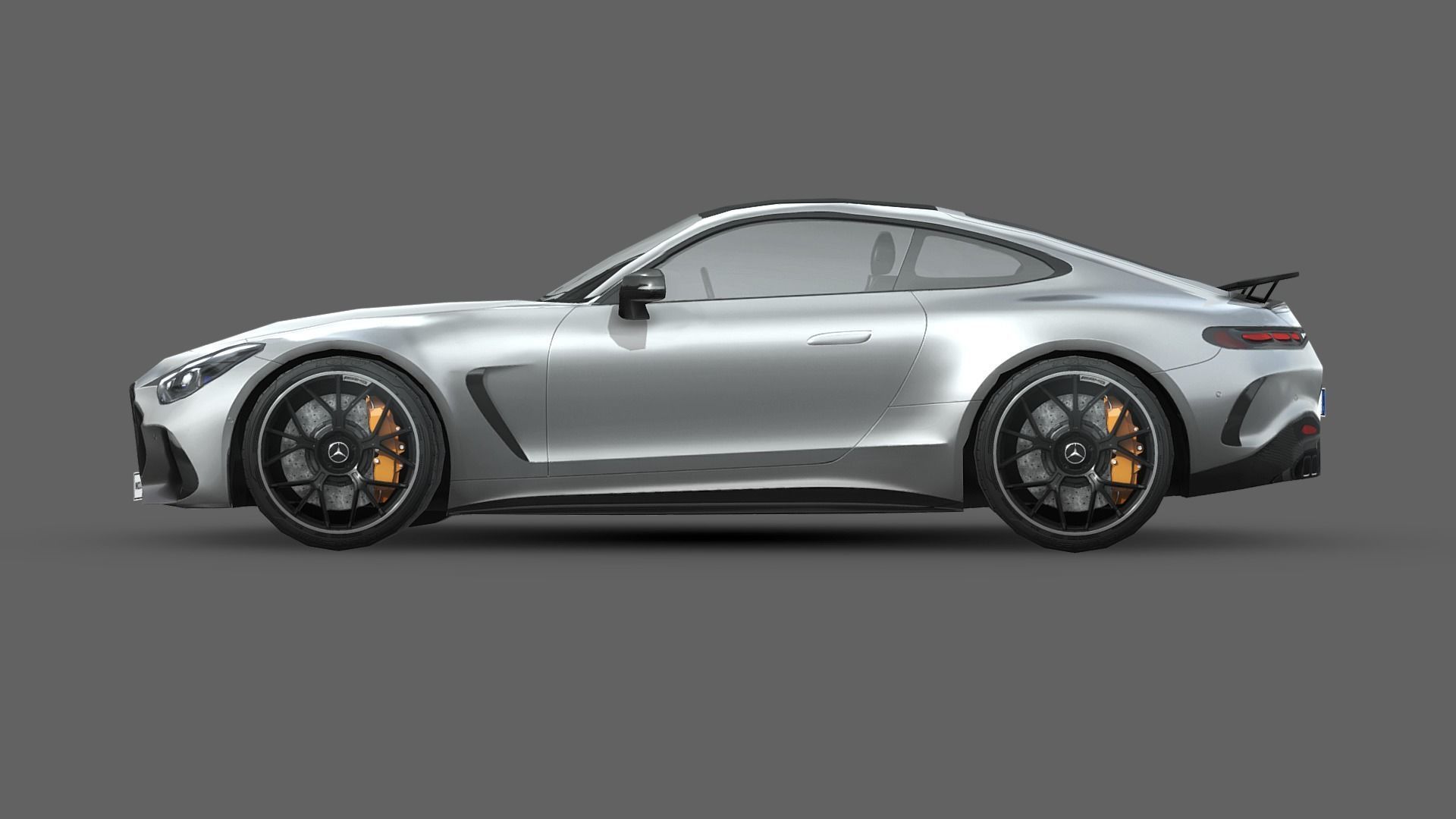 Mercedes-Benz AMG GT Coupe 2024 Low-poly 3D model_2